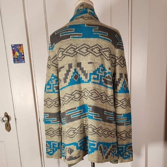 Field & Stream Blue and Gray Knit Sweater - Picture 3 of 3